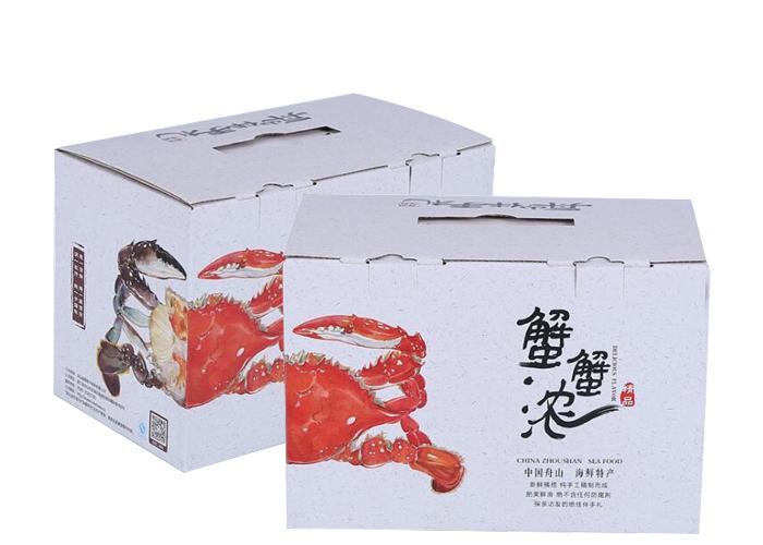 批發(fā)白皮書標識印刷食品包裝紙箱冷凍食品